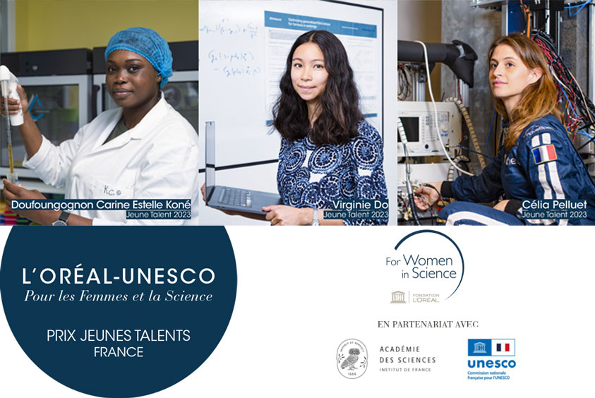 Prix jeunes talents 2024 pour les femmes et la science L'Oréal - Unesco